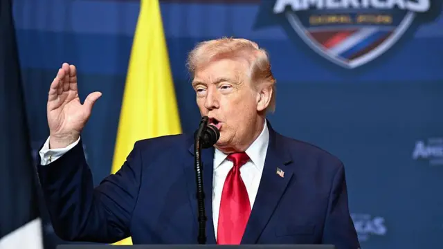 El presidente de Estados Unidos, Donald Trump. 