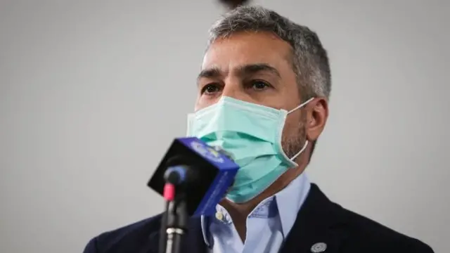 PResidente de Paraguay Mario Abdo Benítez.