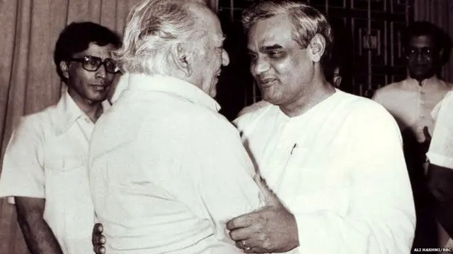 ਫੈਜ਼ ਅਹਿਮਦ ਫੈਜ਼, ਅਟਲ ਬਿਹਾਰੀ ਵਾਜਪੇਈ ਨਾਲ