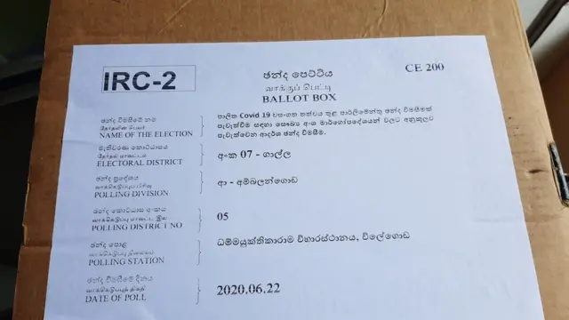 ඡන්ද පෙට්ටියක ආකෘතියක්