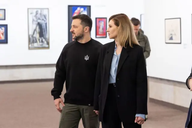 Володимир і Олена Зеленські
