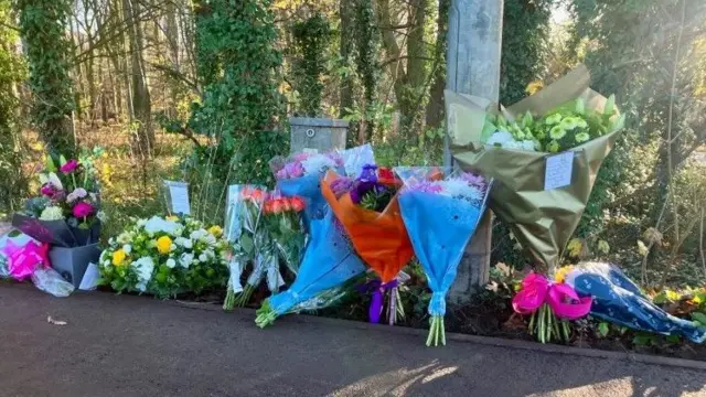 Floral tributes left after girl, 16, dies in Tadcaster bus crash