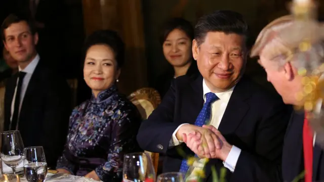 特朗普和习近平在佛州的聚会