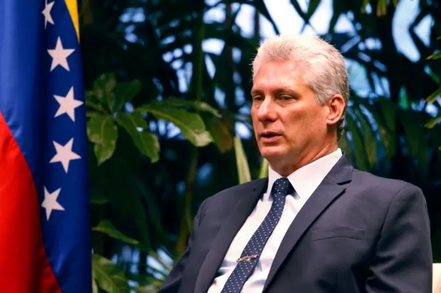 El presidente de Cuba, Miguel Díaz-Canel. 