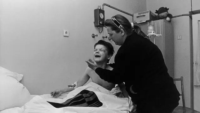 Niño víctima del accidente de Chernóbil 