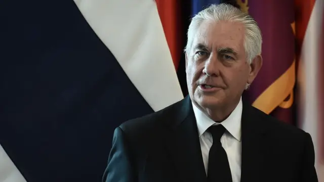 El secretario de Estado de Estados Unidos, Rex Tillerson.