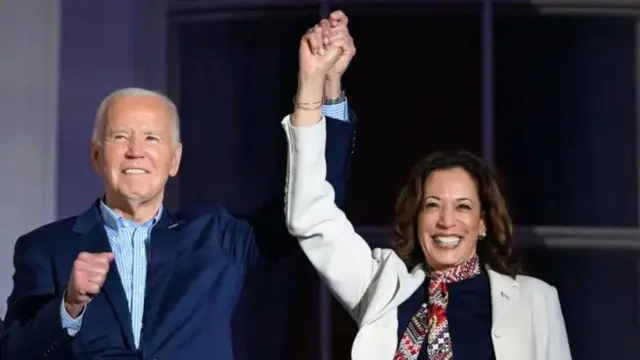 ஜோ பைடனுடன் கமலா ஹாரிஸ் 