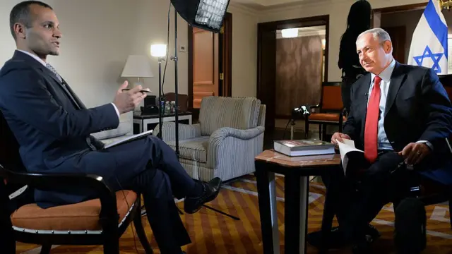 مصاحبه کامبیز فتاحی با بنیامین نتانیاهو نخست وزیر اسرائیل در سال ۲۰۱۳ میلادی