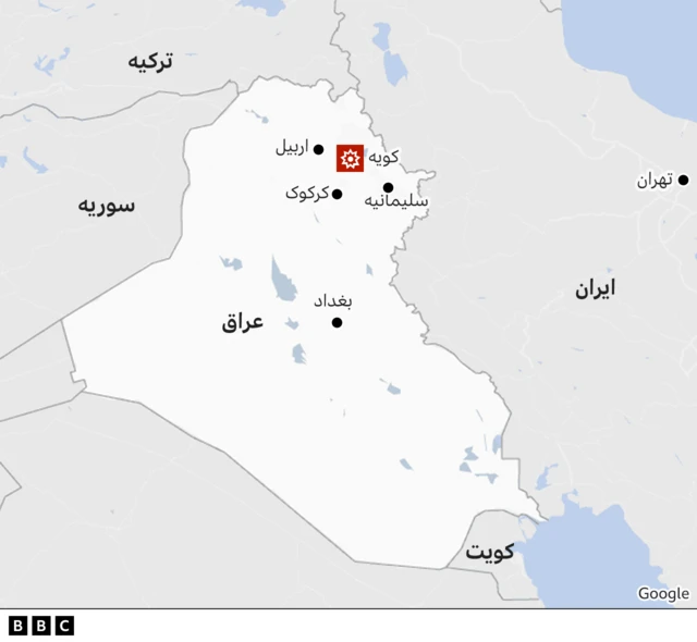 نقشه عراق