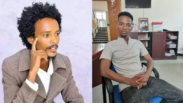 ሓበራዊ ስእሊ ጋዜጠኛ ተወልደ ገብሩ [ጸጋም] ከምኡ'ውን ጋዜጠኛ ሕሉፍ ካሕሳይ [የማን]