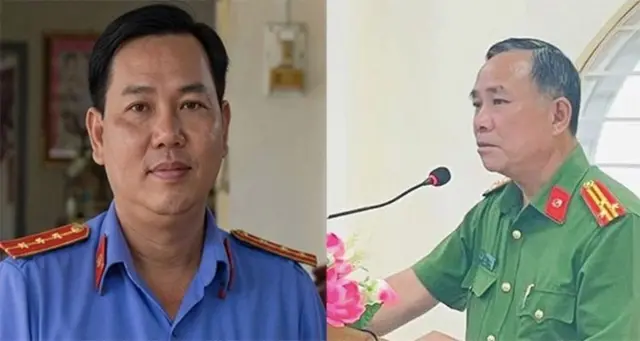 Ông Huỳnh Minh Trung và Nguyễn Hoàng Văn