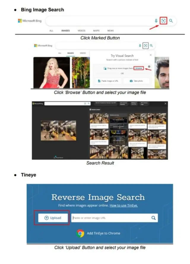 ইমেজ সার্চ দিয়ে তথ্যের সত্যতা যাচাই করা যায়
