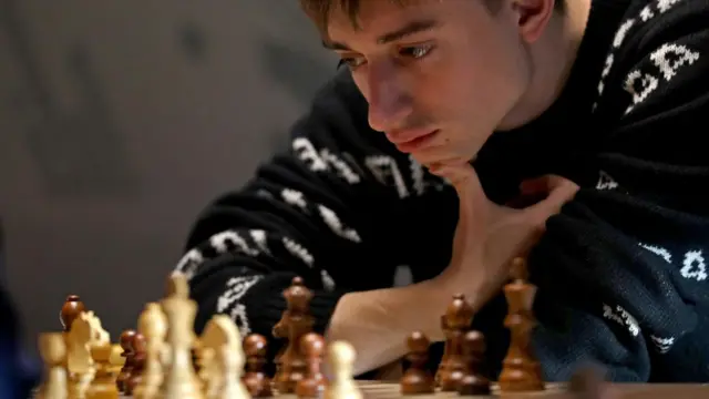 Даниил Дубов во время турнира в 2020 году