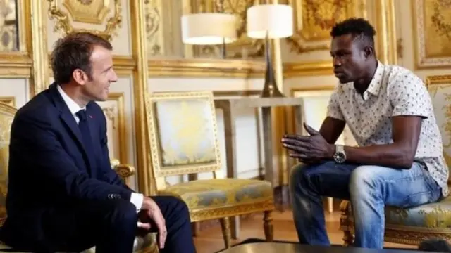 Мамуд Гассама зустрівся з президентом Макроном