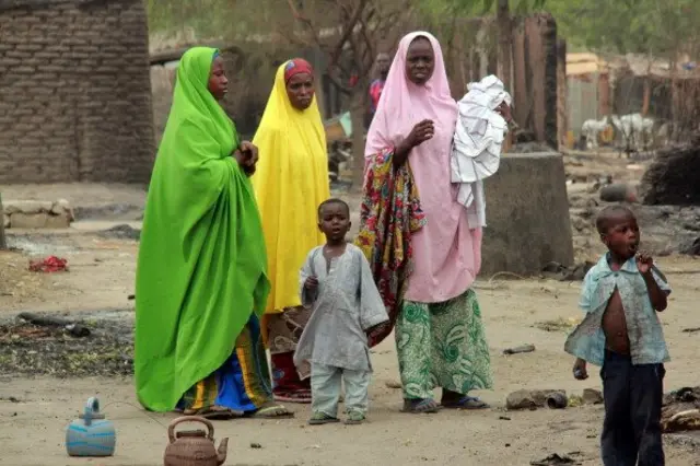 Mata da yara a Maiduguri na Jihar Borno