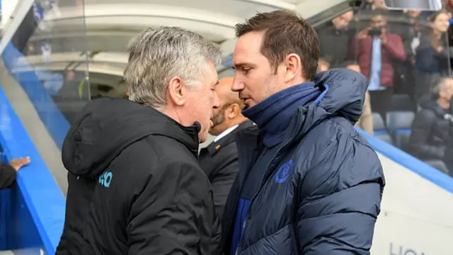 Carlo Ancelotti na Frank Lampard