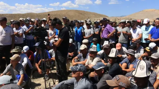Акция протеста в Солтон-Сары