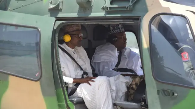 Buhari a Maiduguri\