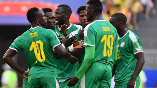 Senegal players discuss