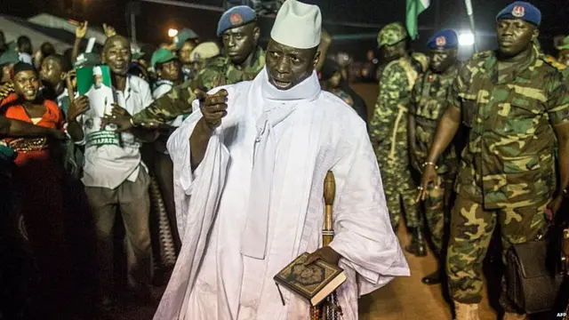 President Yahya Jammeh in November 2016