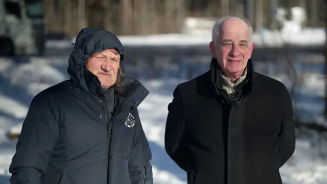 Rein Klaar (levo) i Jan Krinal su poslati da rade u kratkim intervalima na krovu reaktora tri