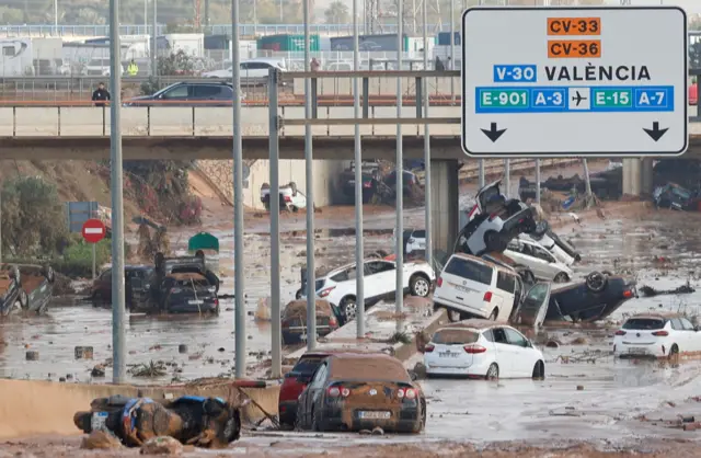 Devastación tras inundaciones