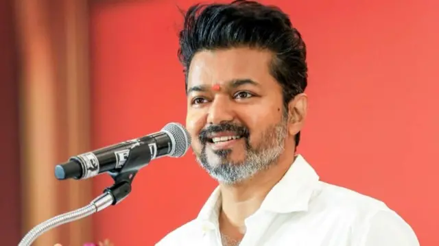 अभिनेता से राजनेता बने विजय पहली बार चुनाव लड़ रहे हैं