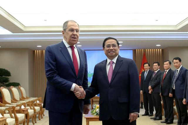 Ngoại trưởng Nga Lavrov có chuyến thăm chính thức Việt Nam