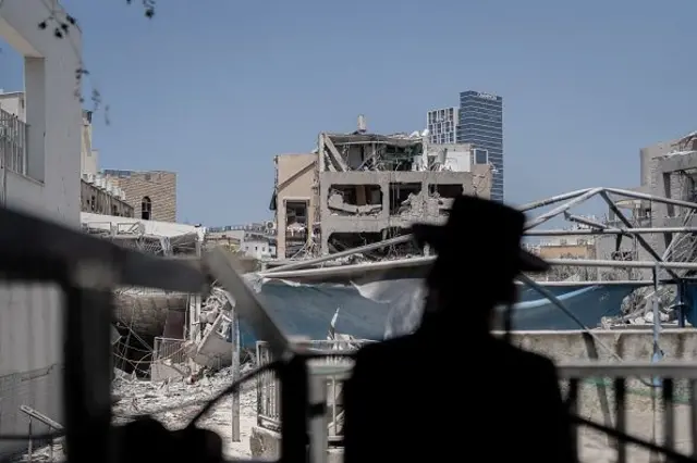 तेहरान पर इसराइली मिसाइल हमला 