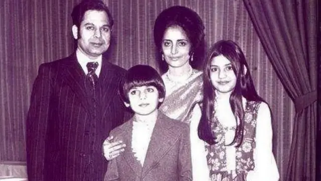 નાઝિયા હસન પોતાના પરિવારની સાથે