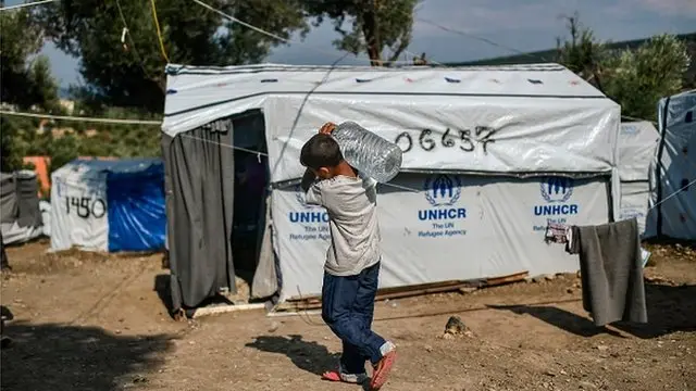 Moria refugee camp, Greece