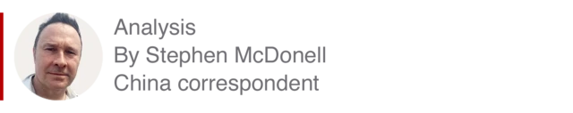 Analysis box by Stephen McDonell, China correspondent