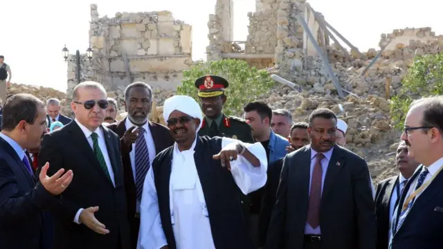 اردوغان والبشير في سواكن