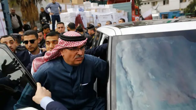 السفير القطري في غزة محمد العمادي