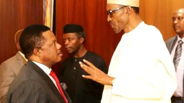 Muhammadu Buhari na Willie Obiano
