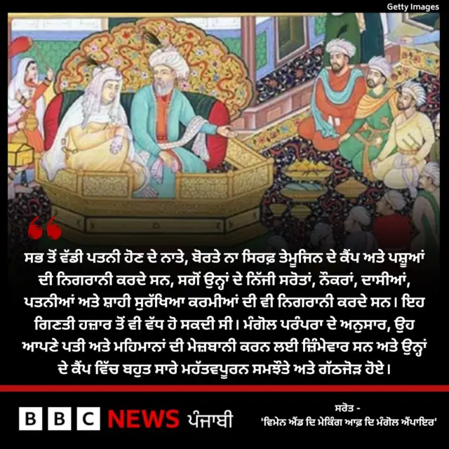 ਚੰਗੇਜ਼ ਖਾਨ ਦੀ ਪਤਨੀ ਬੋਰਤੇ