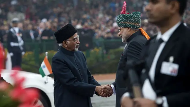 हामिद अंसारी, नरेंद्र मोदी