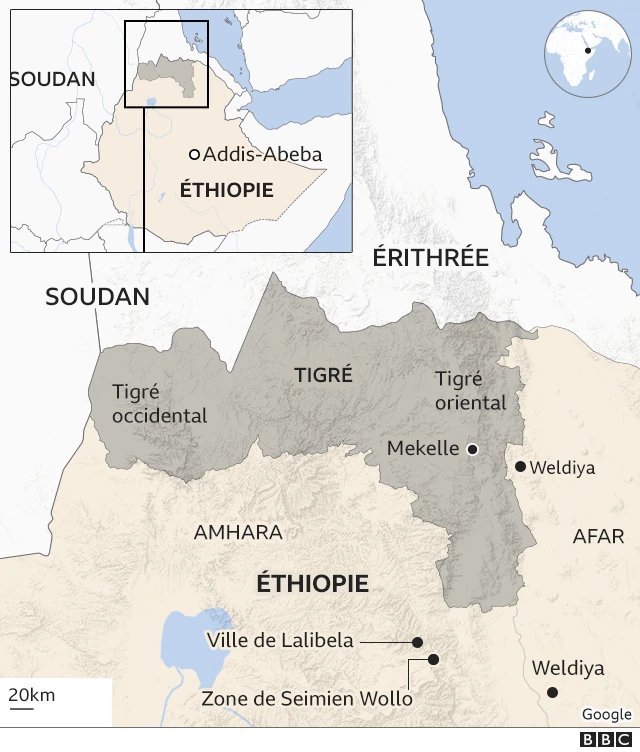 Graphique Tigré en Ethiopie