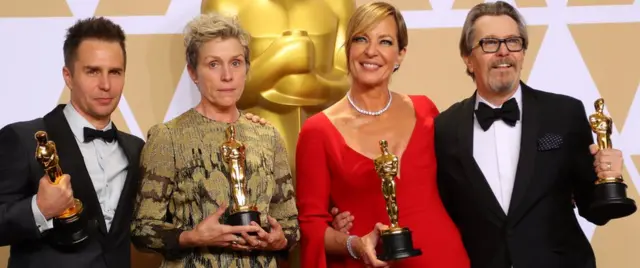 Ista četiri glumca su prošle godine osvojila nagrade Bafta i Oskar