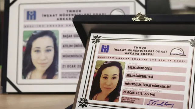 Başak Sidar inşaat mühendisliği son sınıf öğrenciisydi