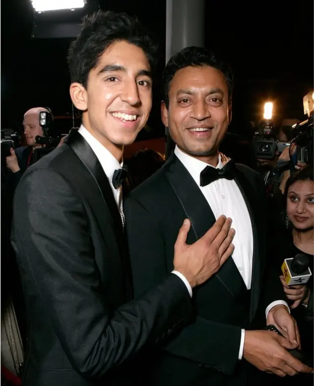 Irrfan Khan and Dev Patel