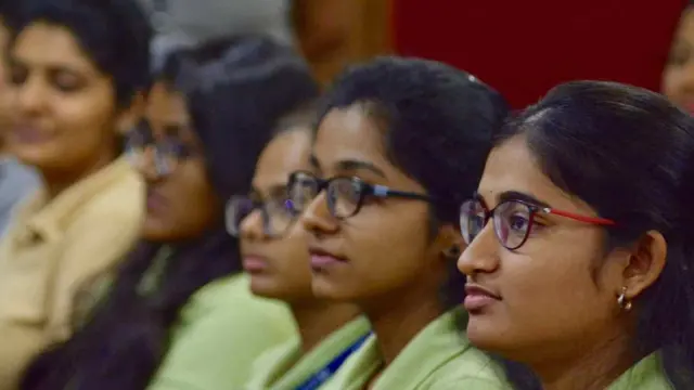 રાજકોટમાં યોજાયેલા #BBCShe કાર્યક્રમનું એક દૃશ્ય