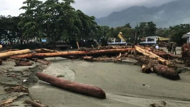banjir, papua