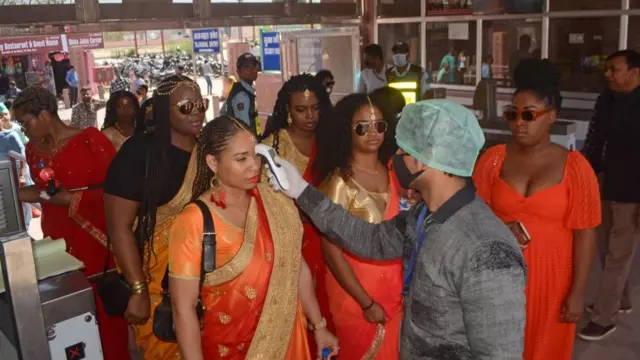 ताजमहल पर कोरोना का असर