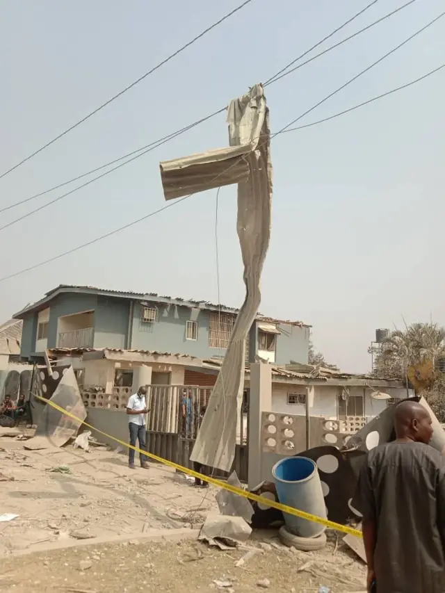 Fọtọ a na-egosi etu ọnọdụ siri dị n'ogbe ebe ihe ahụ gbara.