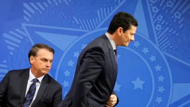 Bolsonaro e Sergio Moro