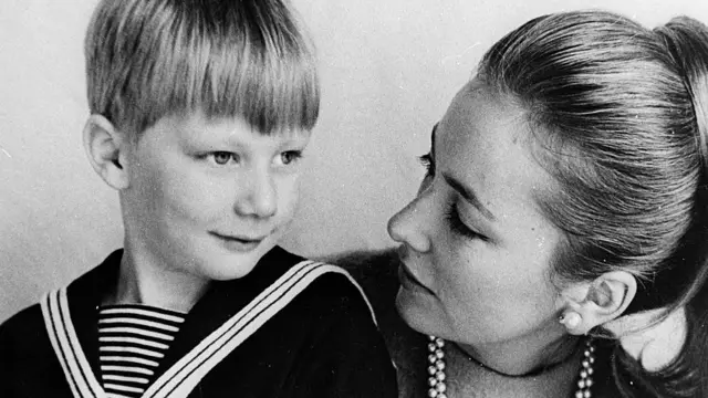 Принцесса Паола с сыном