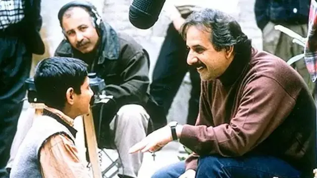 مجید مجیدی پشت صحنه بچه‌های آسمان