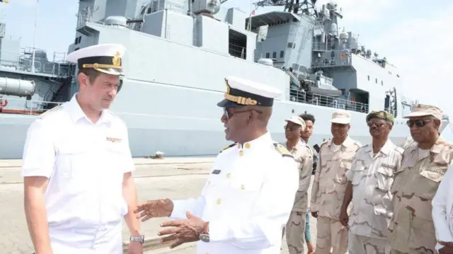 Dooniin waraanaa Raashiyaa Galaana Diimaa Ertiraa, ulaa Mitsuwaa yeroo qaqqabdetti