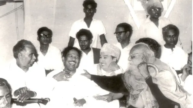 అన్నాదురై, ఎంజీఆర్, పెరియార్ రామసామిలతో కరుణానిధి